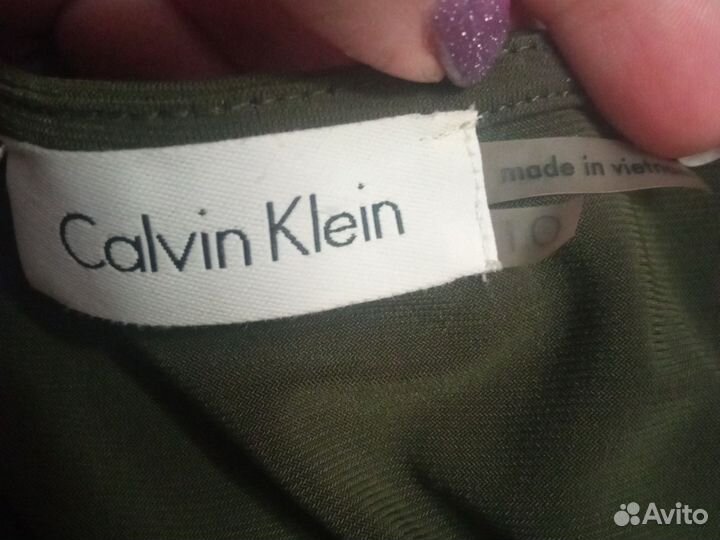 Платье приталенное Calvin Klein 10 размер 46-48