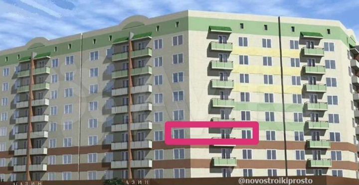 2-к. квартира, 54,5 м², 4/10 эт.