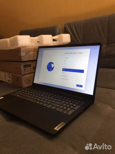 Новый Ноутбук Lenovo i5 1135g7/8gb/256gb/15.6
