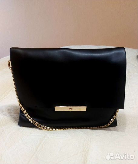 Сумка клатч натуральная кожа бренд Basconi