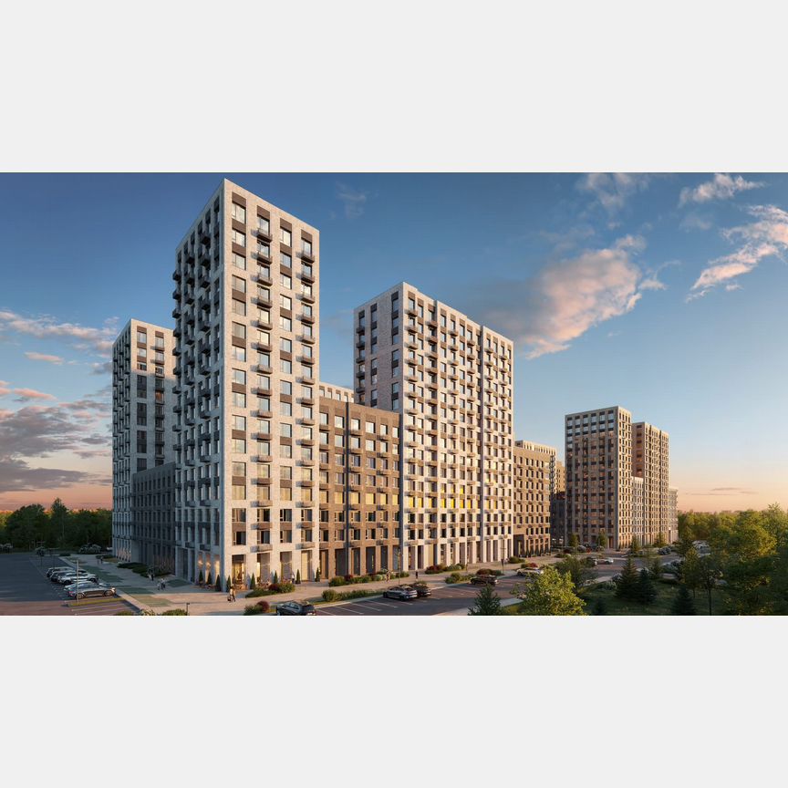 1-к. квартира, 30,6 м², 3/16 эт.