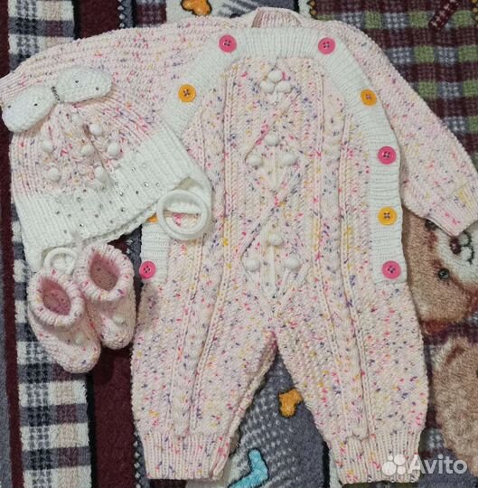 Комплект на выписку для девочки р-р 55-60