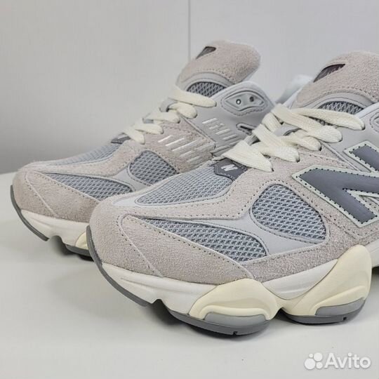 Кроссовки New Balance 9060, натуральная замша