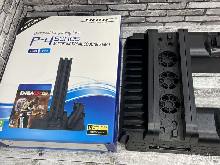 Подставка для PS4 с функцией охлаждения