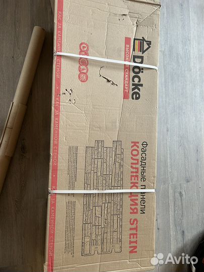 Фасадная панель docke stein антрацит