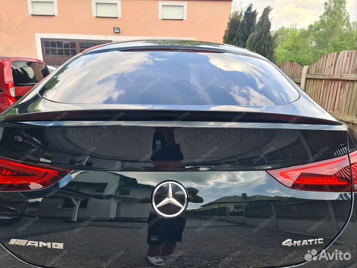 Лип-спойлер Mercedes GLE coupe C167 AMG черный