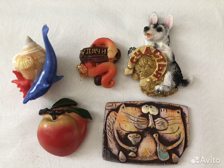 Магниты на холодильник с животными, с пожеланиями