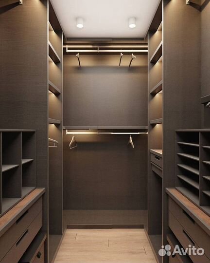 Гардеробная на заказ от производителя