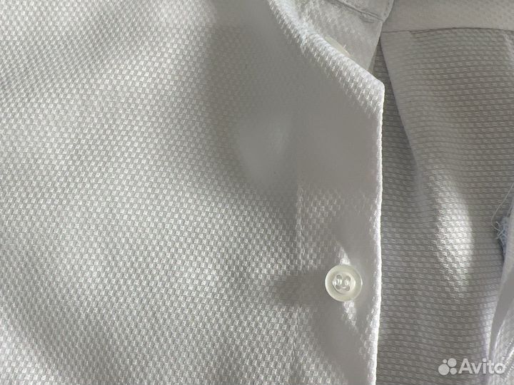 Рубашка белая для мальчика 7-8 лет