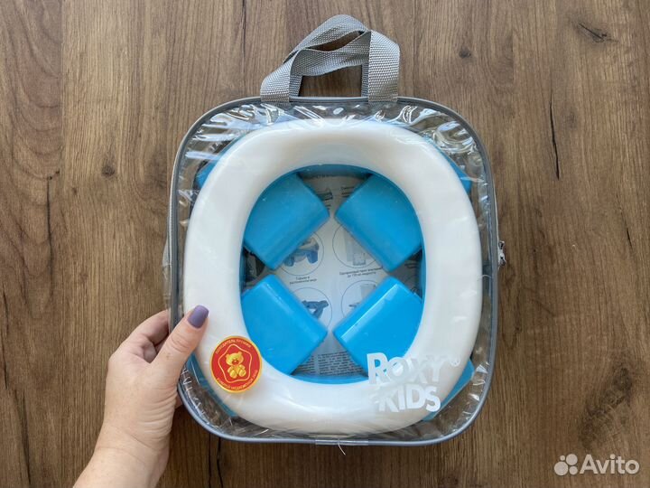 Складной дорожный горшок детский с пакетами