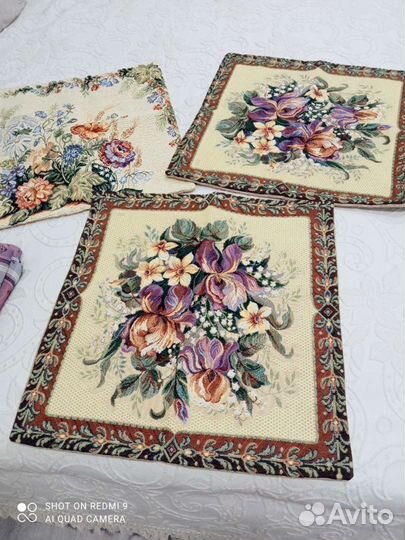 Гобеленовые скатерти наволочки новые