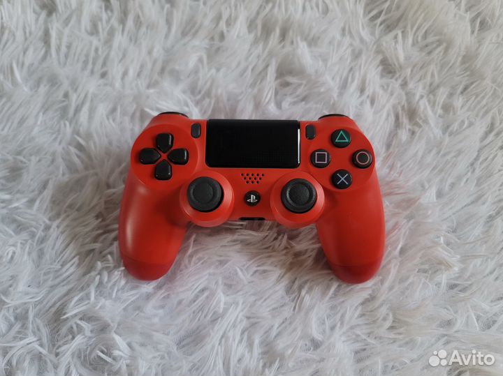 Оригинальный геймпад DualShock 4 v2 Red для PS4