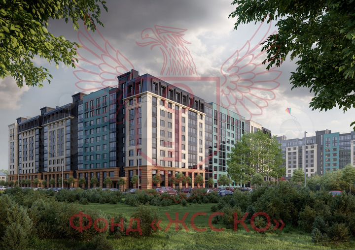 2-к. квартира, 61,3 м², 4/10 эт.