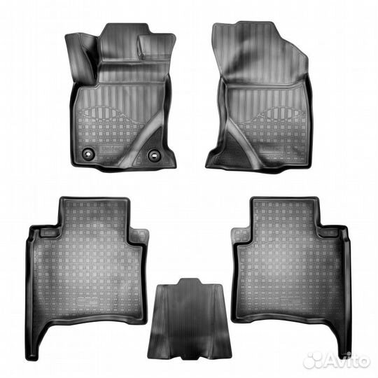 Коврики салона для toyota fortuner 3d (2015) (5 м