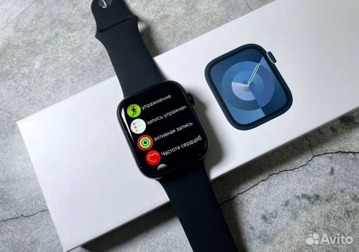 Часы Apple Watch 8 с яблоком в ориг. коробке