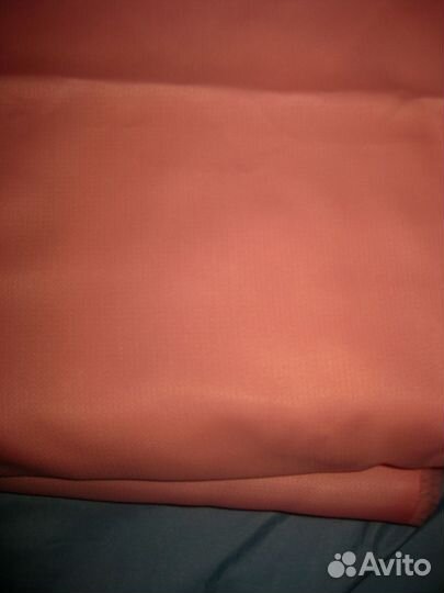 Отрез новой ткани времен СССР - плотный шелк