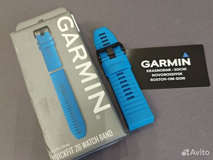 Ремешок ориг силик Garmin Fenix 6X 26mm cirrus