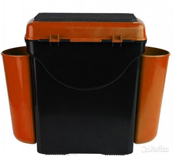 Ящик зимний FishBox 1 секц. (10л) оранжевый Helios