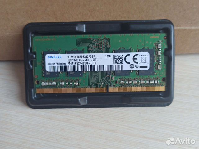 Озу ddr4 sodimm 2x4Gb 2400