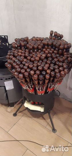 Шампуры с деревянной ручкой