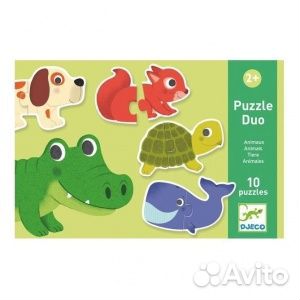 Пазл – гигант Djeco Животные новая