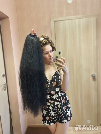 Афрохвост черный на резинке