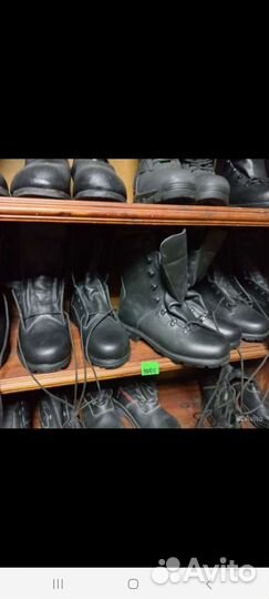 Сапоги кирзовые