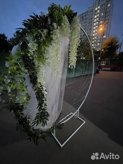 Свадебная арка с плетением