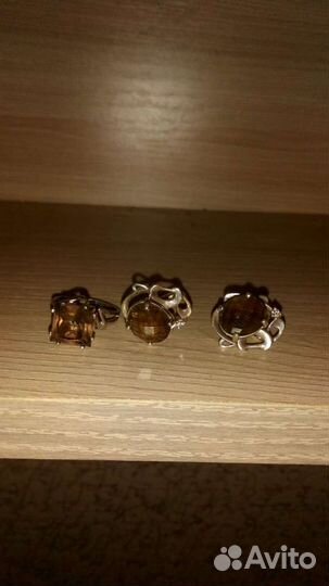 Серьги + кольцо. серебро