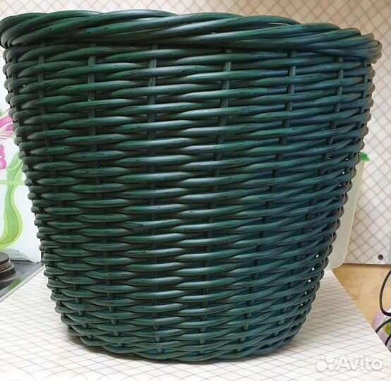 Кашпо (ротанг) ручная работа