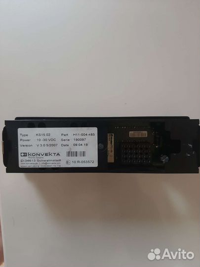 Панель управления кондиционера konvekta H11004485