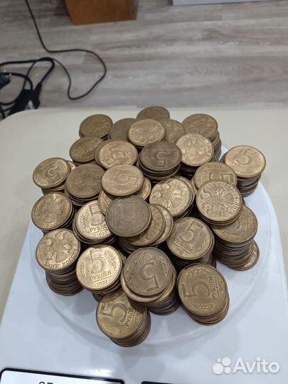 5 рублей 1992 год Л,М, 300 штук