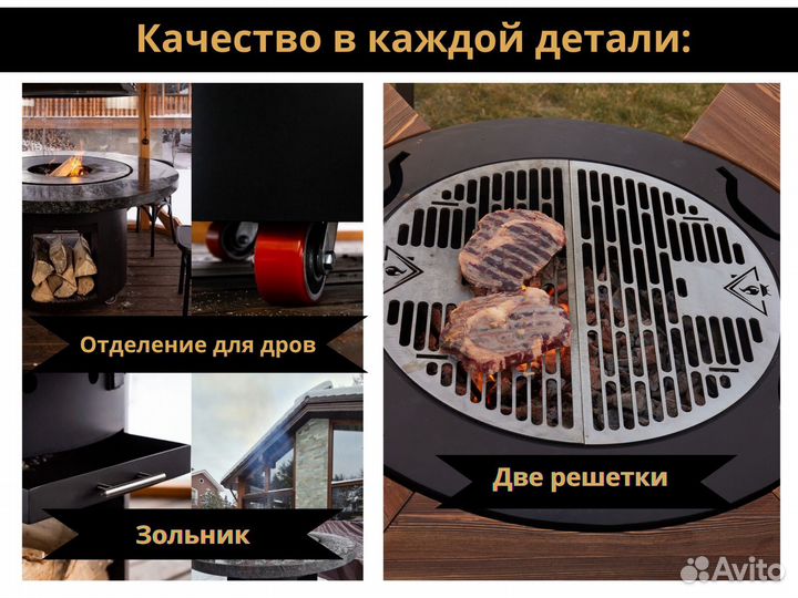 Гриль стол для кемпинга