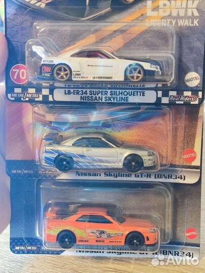 Hot wheels premium Nissan Skyline R34 Форсаж