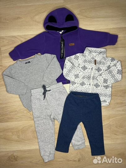 Вещи на девочку 80 р-р, пакетом, h&m, baby go