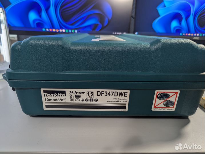 Шуруповерт Makita DF347DWE Оригинал