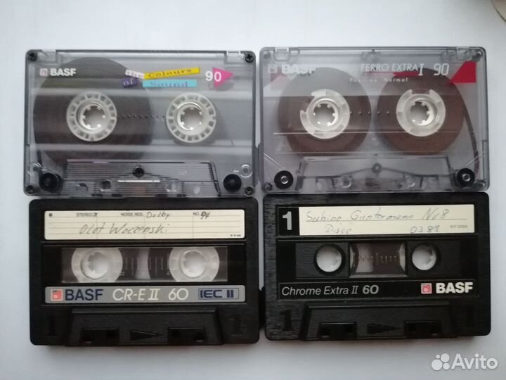 Аудиокассета Basf набор (4 штуки)