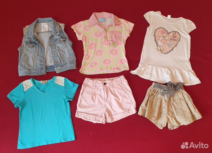 Вещи пакетом (Италия, Франция)для девочки 116-128