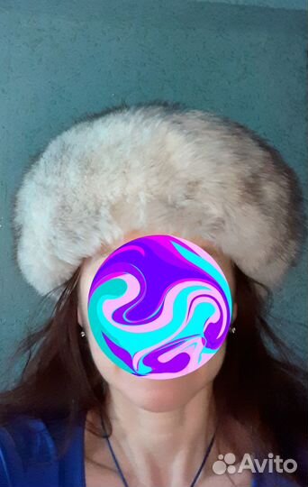 Шапка меховая песцовая женская новая