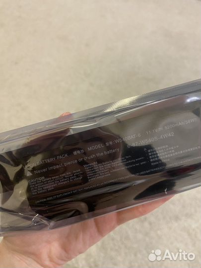 Новый аккумулятор для ноутбука clevo