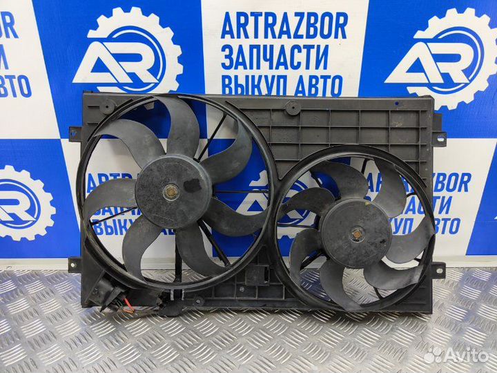 Вентилятор радиатора Skoda Yeti 5L 1.4 caxa 122