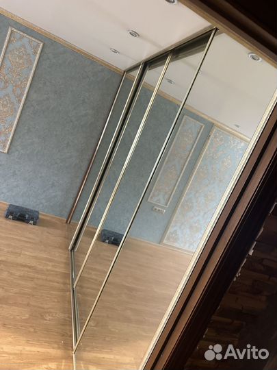 Двери купе зеркальные бу