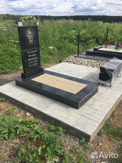 Благоустройство захоронения памятники ограды