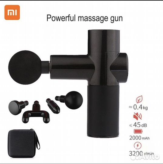 Массажный пистолет. Xiaomi massage gun mini