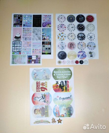 Мыльная основа, наклейки,водорастворимые картинки