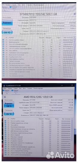 Ноутбук asus i3-4030U/GT840M/8GB/SSD120/HDD500