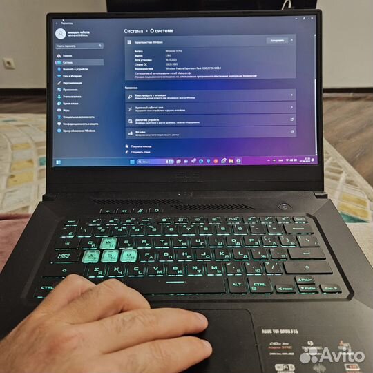 Мощный ноутбук asus TUF 240hz intel i7 + Rtx 3070