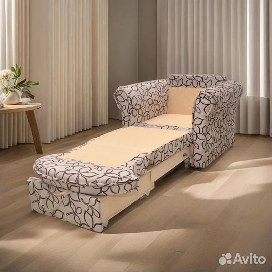 Маленький спальный раскладной диван Лира