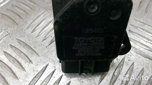 Расходомер воздуха бензиновый toyota avensis T22