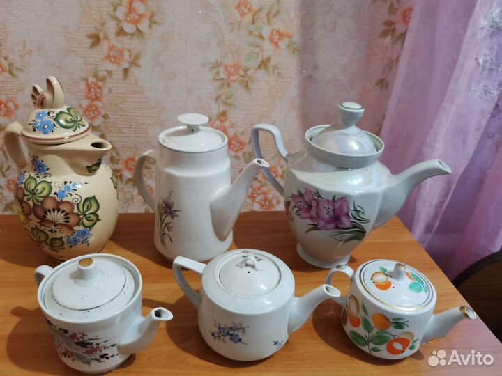 Чайники фарфоровые СССР. Почтой